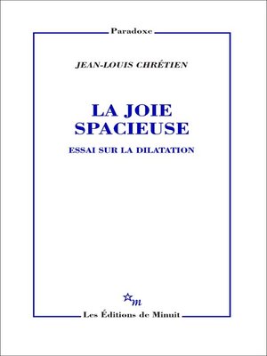 cover image of La Joie spacieuse